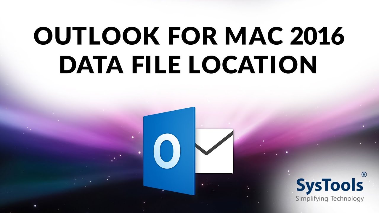 outlook for mac on my computer location
